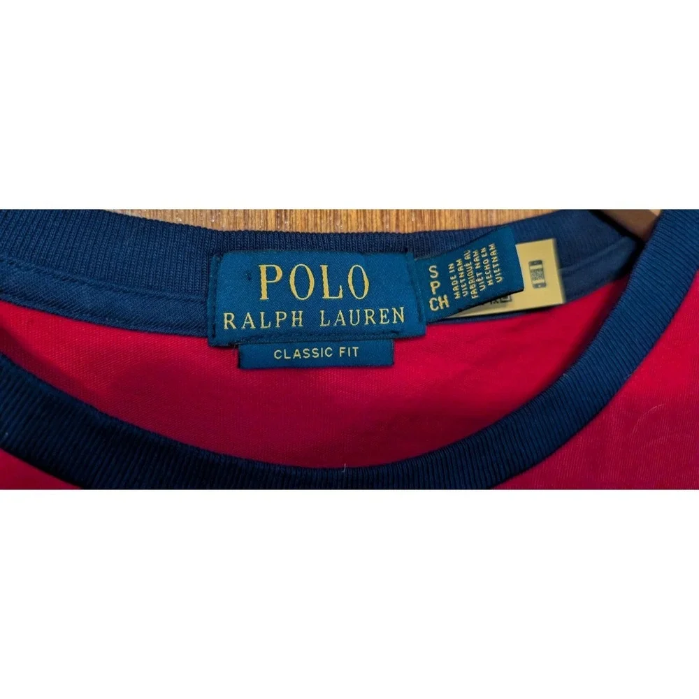 Polo Ralph Lauren  England Crest 24 Crewneck T-Shirt  Men's SMALL  NEW